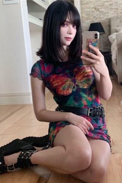 Y2K Butterfly Mini Dress - 90s Grunge, Retro Summer Outfit, Y2K Party & Club Fashion