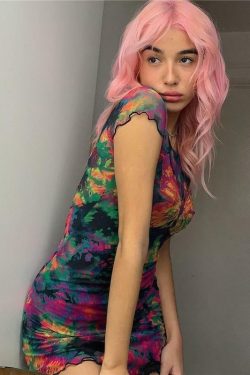 Y2K Butterfly Mini Dress - 90s Grunge, Retro Summer Outfit, Y2K Party & Club Fashion