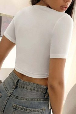 Y2K Butterfly Tank Top - White | 90s Grunge, Retro Summer, Y2K Club & Party Outfits