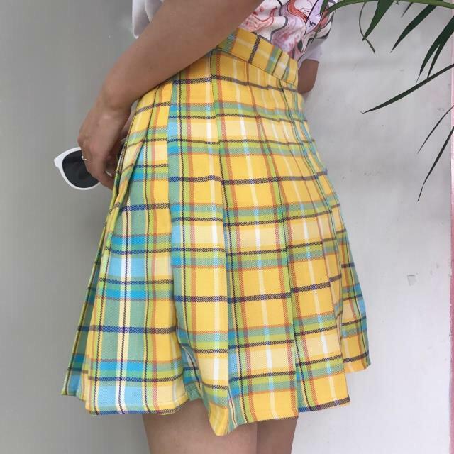 Y2K Checkered Kawaii Skirt � Perfect for 90s Grunge, Summer Outfits, and Retro Y2K Fashion