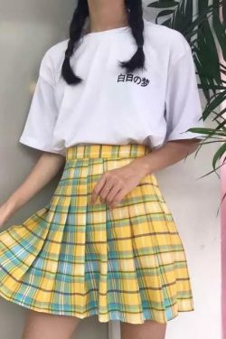 Y2K Checkered Kawaii Skirt � Perfect for 90s Grunge, Summer Outfits, and Retro Y2K Fashion