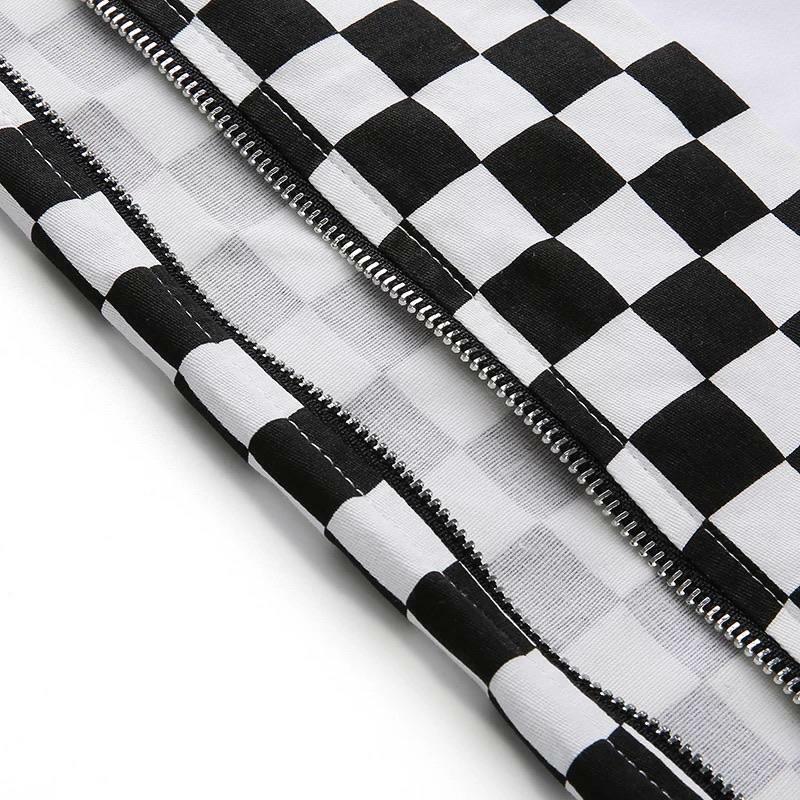 Y2K Checkered Pants - Retro 90s Grunge Summer Outfit, Perfect for Y2K Party & Club Looks