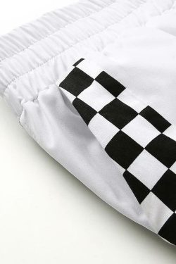 Y2K Checkered Pants - Retro 90s Grunge Summer Outfit, Perfect for Y2K Party & Club Looks