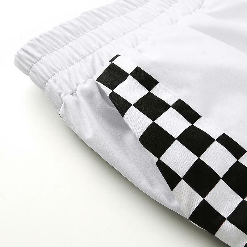 Y2K Checkered Pants - Retro 90s Grunge Summer Outfit, Perfect for Y2K Party & Club Looks