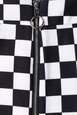 Y2K Checkered Skirt - 90s Grunge, Retro Summer Outfit, Y2K Party & Club Fashion