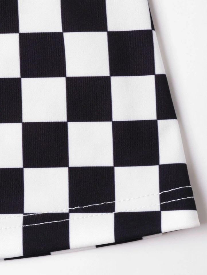 Y2K Checkered Skirt - 90s Grunge, Retro Summer Outfit, Y2K Party & Club Fashion