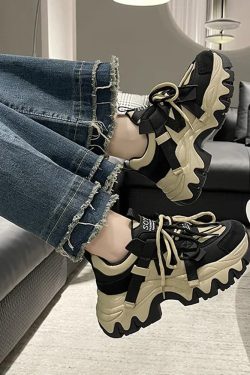 Y2K Chunky Sneakers - Retro 90s Grunge, Hip Hop, and Pastel Goth Fashion for Summer Outfits