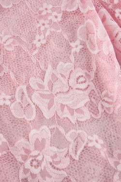 Y2K Coquette Fairy Dress - Pink Transparent Lace, 90s Grunge, Retro Summer Party Outfit