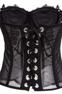 Y2K Coquette Fairycore Pink Corset Bustier Top - 90s Grunge, Retro Summer, Pastel Goth Style