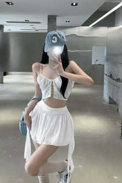 Y2K Coquette Fairycore Ruffle Mini Skirt - 90s Grunge, Retro Summer, Pastel Goth Outfit