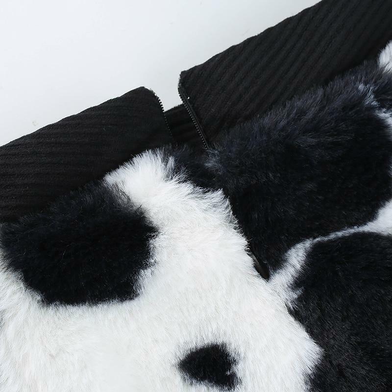 Y2K Cow Pattern Skirt - 90s Grunge, Retro Summer Outfit, Pastel Goth, Y2K Fashion