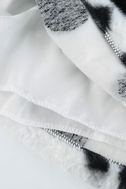 Y2K Cow Pattern Skirt - 90s Grunge, Retro Summer Outfit, Pastel Goth, Y2K Fashion