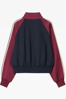 Y2K Cropped Track Jacket - 90s Grunge, Retro Summer Outfits, Y2K Club & Party Fashion