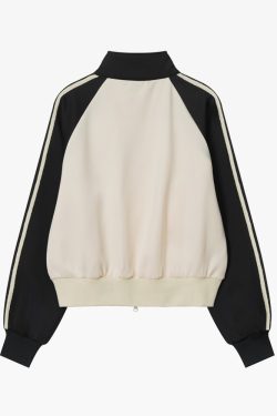 Y2K Cropped Track Jacket - 90s Grunge, Retro Summer Outfits, Y2K Club & Party Fashion