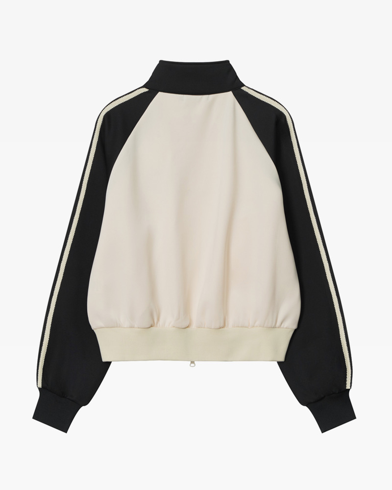 Y2K Cropped Track Jacket - 90s Grunge, Retro Summer Outfits, Y2K Club & Party Fashion