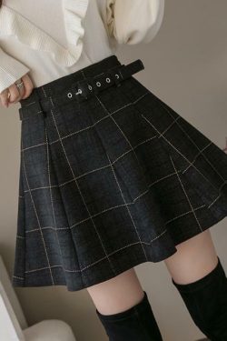 Y2K Dark Academia Plaid Mini Skirt - 90s Grunge, Retro Summer Outfit, Gothic Y2K Fashion