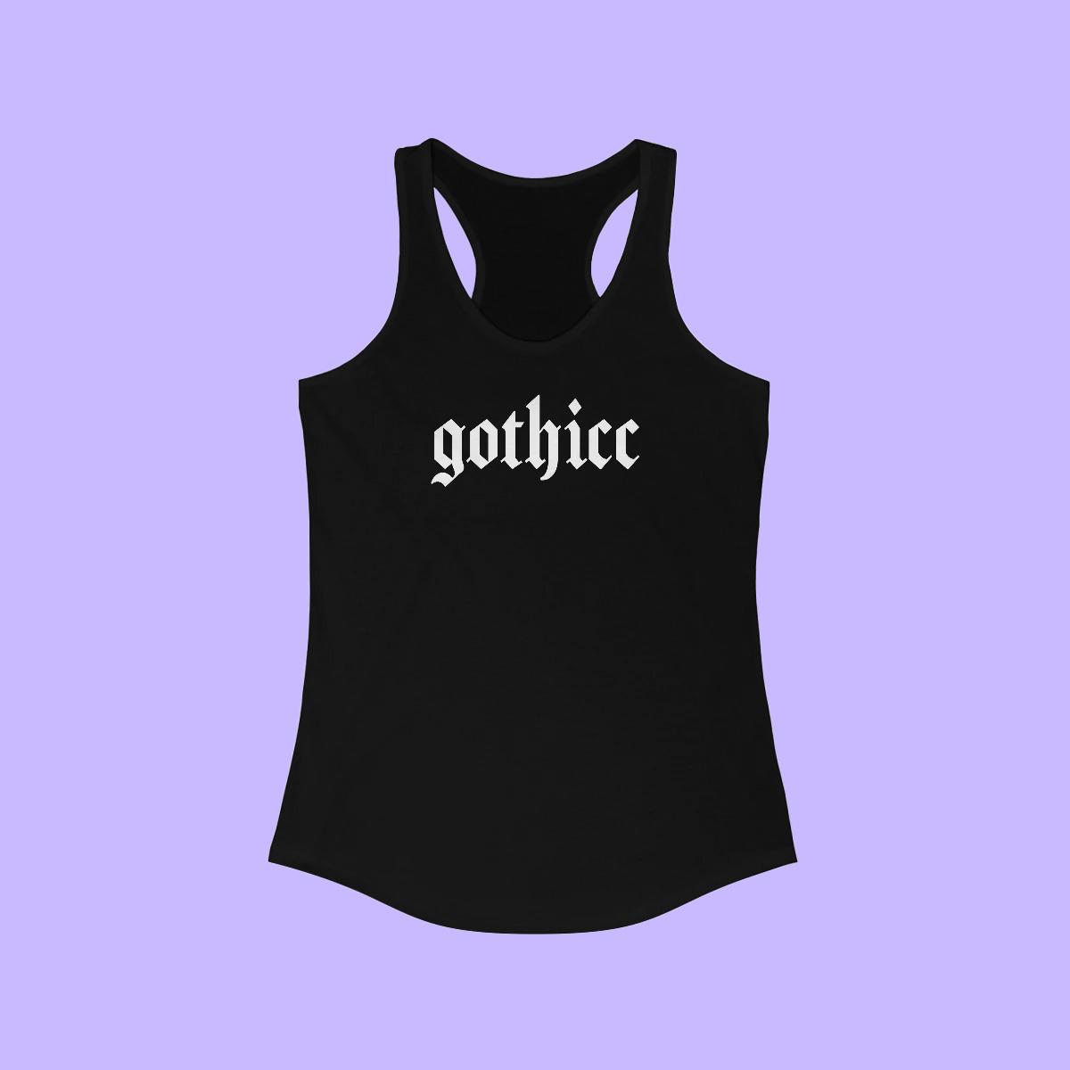 Y2K Dark Goth Gothic Tank Top - Retro 90s Grunge, Summer Y2K Outfits, Pastel Goth Style
