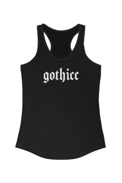 Y2K Dark Goth Gothic Tank Top - Retro 90s Grunge, Summer Y2K Outfits, Pastel Goth Style