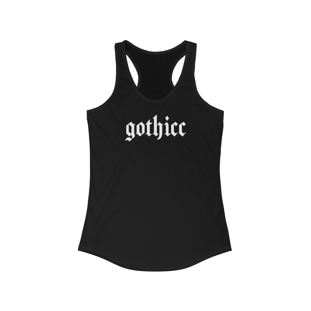 Y2K Dark Goth Gothic Tank Top - Retro 90s Grunge, Summer Y2K Outfits, Pastel Goth Style