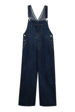 Y2K Denim Overalls - 90s Grunge, Retro Summer Outfit, Y2K Fashion, Pastel Goth, Y2K Club