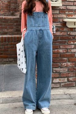Y2K Denim Overalls - 90s Grunge, Retro Summer Outfit, Y2K Fashion, Pastel Goth, Y2K Club