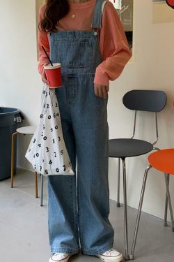 Y2K Denim Overalls - 90s Grunge, Retro Summer Outfit, Y2K Fashion, Pastel Goth, Y2K Club
