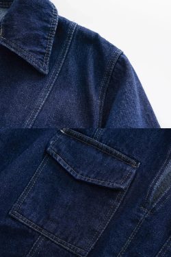 Y2K Denim Top and Skirt Set - 90s Grunge Summer Outfit, Retro Y2K Fashion for Women