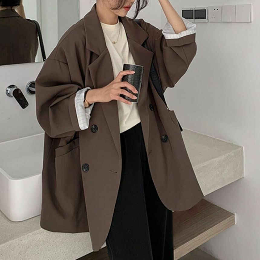 Y2K Double Breasted Blazer - 90s Grunge, Retro Summer, Pastel Goth, Y2K Party & Club Outfits