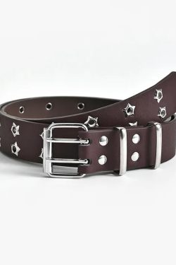 Y2K Double Grommet Belt - 90s Grunge, Retro, Gothic, Pastel Goth, Hip Hop, Summer Y2K