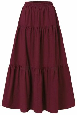 Y2K Fairycore Grunge Vintage Long Skirt - 90s Retro Summer Outfit, Pastel Goth, Y2K Fashion