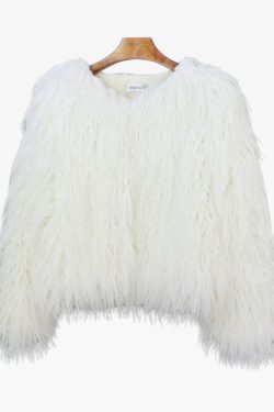 Y2K Faux Fur Jacket - Retro 90s Grunge, Y2K Summer Outfits, Y2K Party & Club Fashion