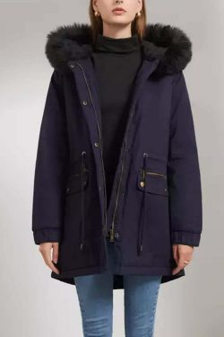 Y2K Faux Fur Long Hooded Coat - Retro 90s Grunge, Pastel Goth, and Y2K Fashion Statement