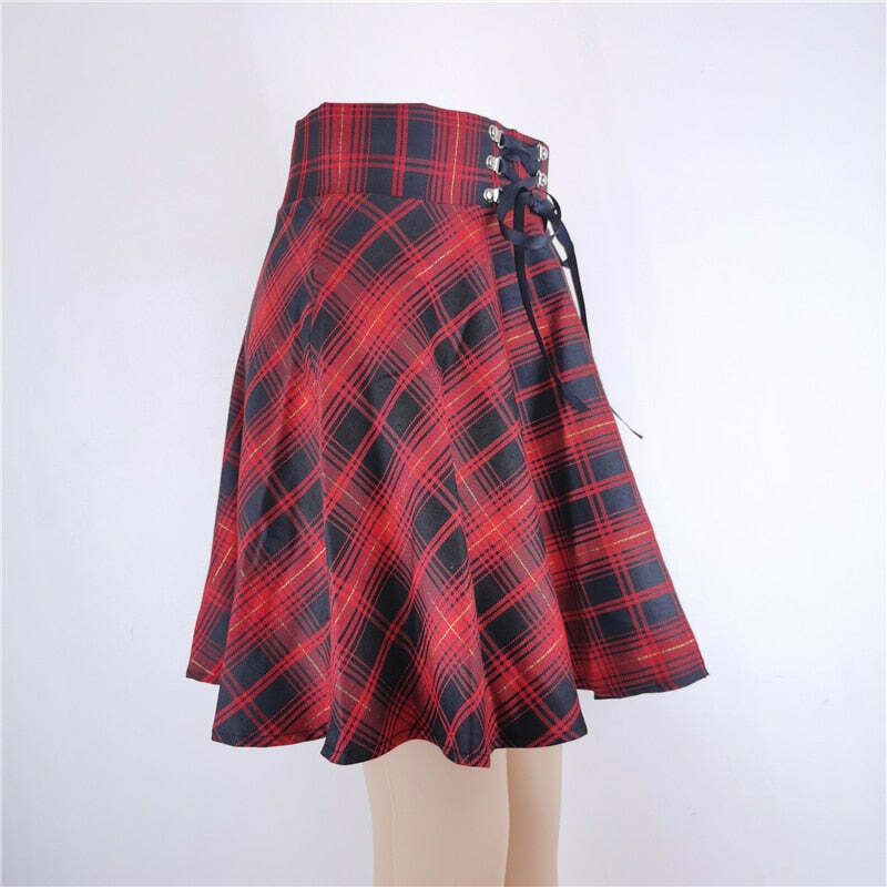 Y2K Flared Mini Skater Skirt - 90s Grunge, Retro, Pastel Goth, Summer & Party Outfits