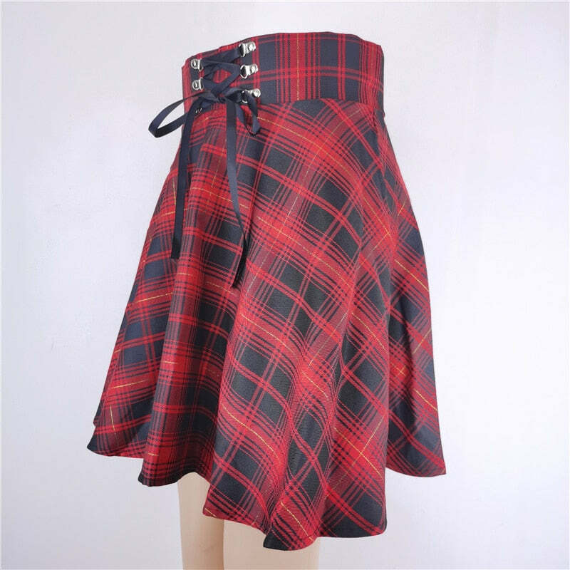 Y2K Flared Mini Skater Skirt - 90s Grunge, Retro, Pastel Goth, Summer & Party Outfits