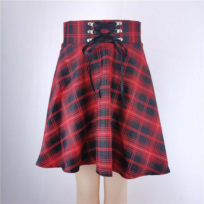 Y2K Flared Mini Skater Skirt - 90s Grunge, Retro, Pastel Goth, Summer & Party Outfits