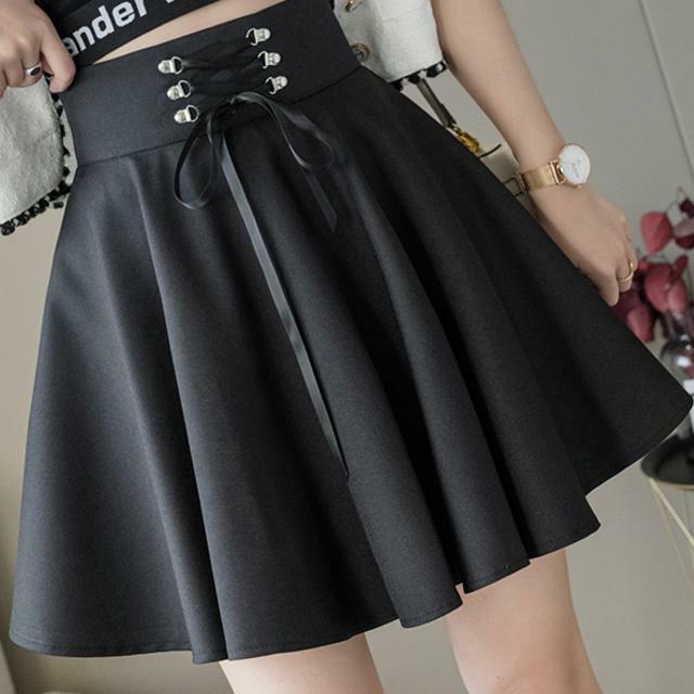 Y2K Flared Mini Skater Skirt - 90s Grunge, Retro, Pastel Goth, Summer & Party Outfits