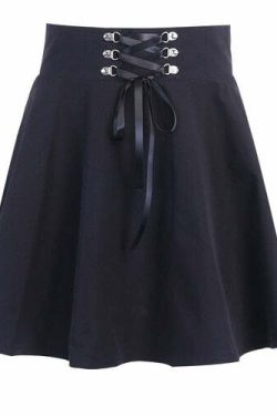 Y2K Flared Mini Skater Skirt - 90s Grunge, Retro, Pastel Goth, Summer & Party Outfits