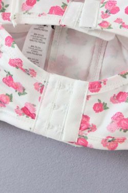 Y2K Floral Bustier Top - Retro 90s Grunge, Coquette Soft Girl, Summer Y2K Outfits