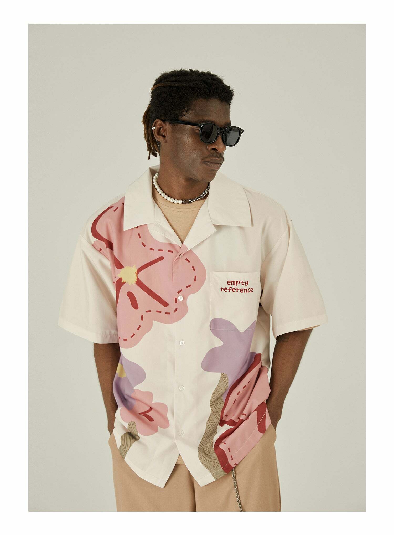 Y2K Floral Print Button-Up Shirt - Retro 90s Grunge Summer Outfit, Y2K Fashion Top