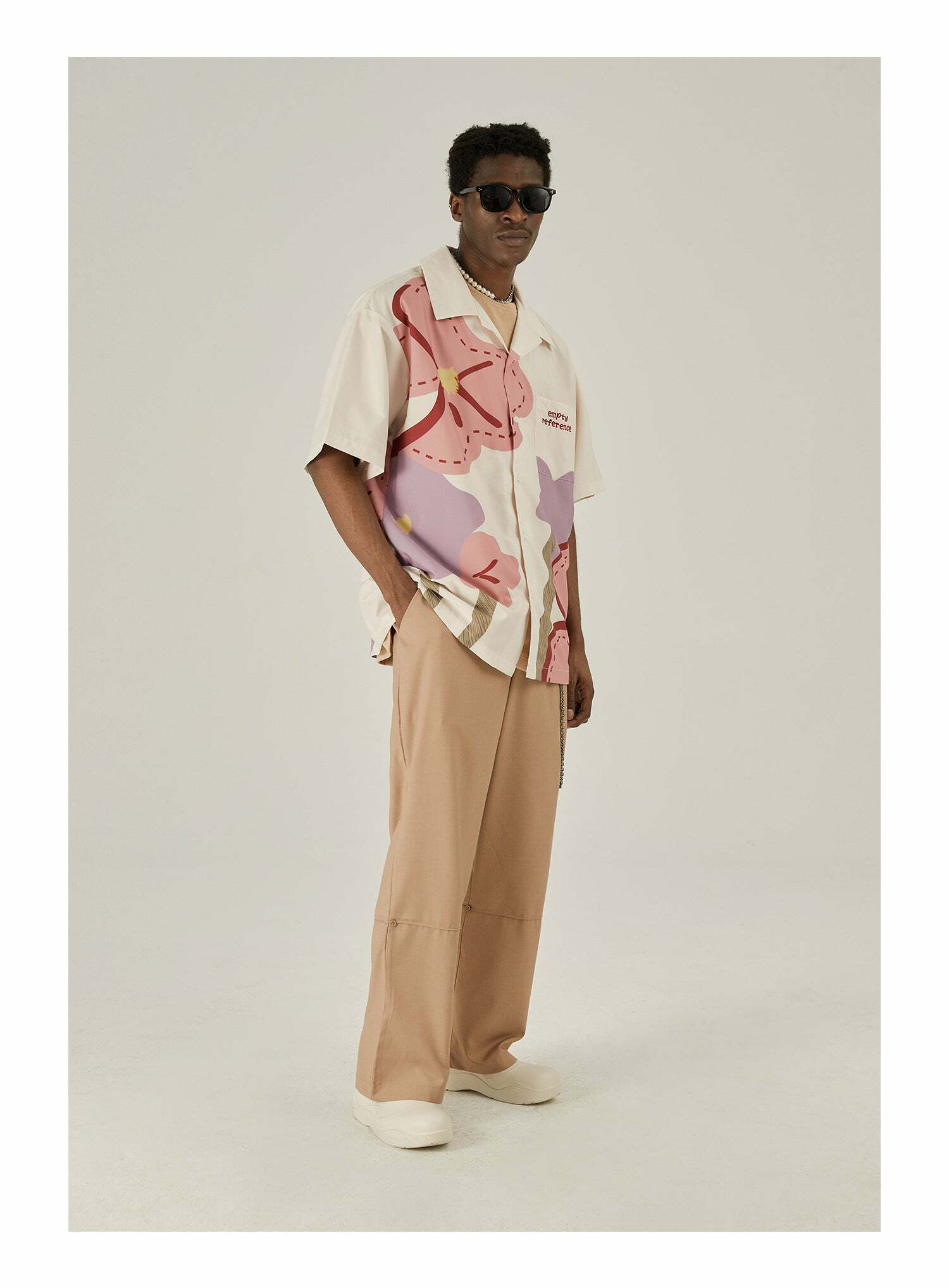 Y2K Floral Print Button-Up Shirt - Retro 90s Grunge Summer Outfit, Y2K Fashion Top