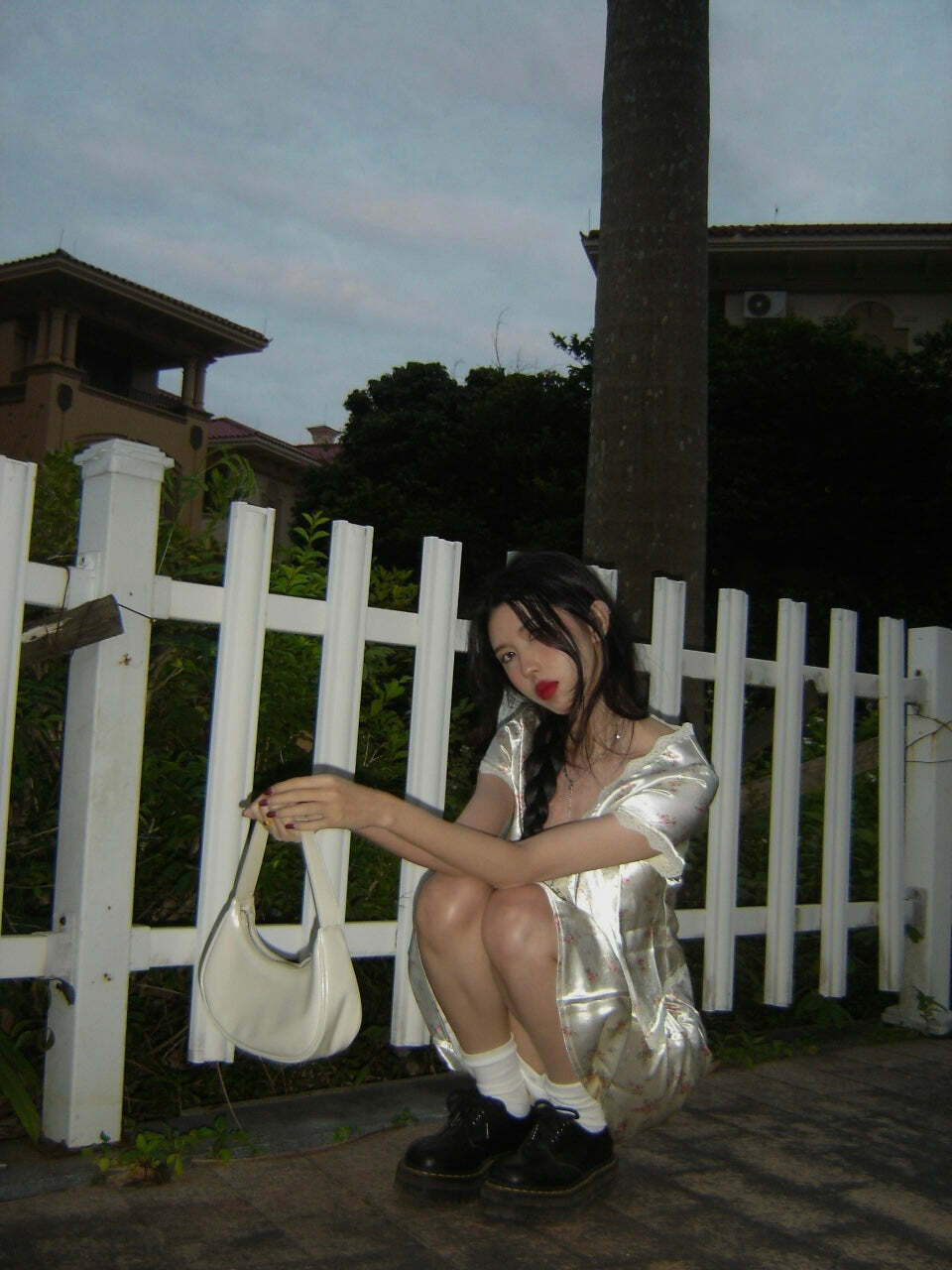 Y2K Floral Satin Midi Skirt & Top - Retro 90s Grunge Summer Outfit, Pastel Goth Y2K Fashion