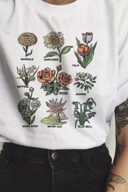 Y2K Floral T-Shirt ???? - Retro 90s Grunge, Summer Y2K Outfits, Pastel Goth, Y