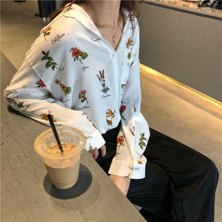 Y2K Flower Print Shirt - Retro 90s Grunge, Summer Outfits, Baby Tees, and Pastel Goth Styles