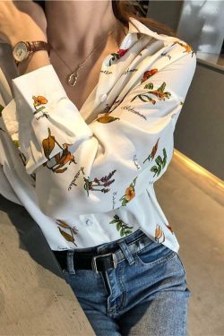 Y2K Flower Print Shirt - Retro 90s Grunge, Summer Outfits, Baby Tees, and Pastel Goth Styles