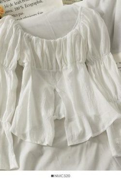 Y2K French Flare Sleeve Blouse - 90s Grunge, Retro Summer, Pastel Goth, Y2K Party Outfit