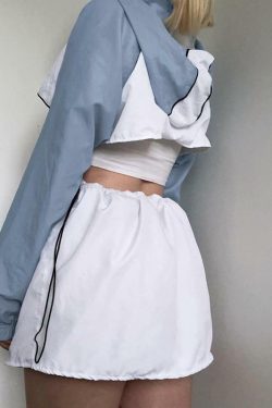 Y2K Full Zip Crop Hoodie - 90s Grunge, Retro, Pastel Goth, Summer & Party Outfits