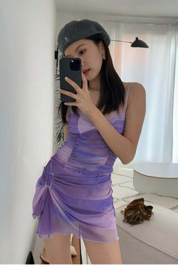 Y2K Galaxy Skirt Set - Retro 90s Grunge Outfit, Summer Y2K Fashion, Pastel Goth Vibes