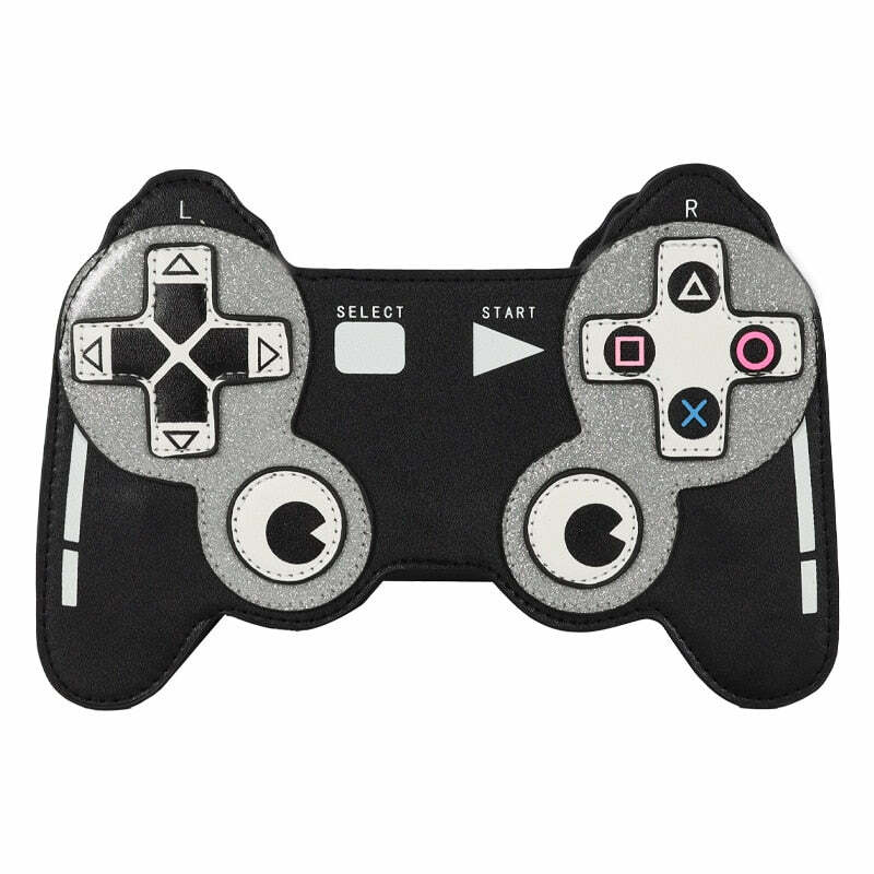 Y2K Gamer Girl Game Controller Purse - Retro 90s Grunge Fashion, Y2K Party & Club Outfit Accessory
