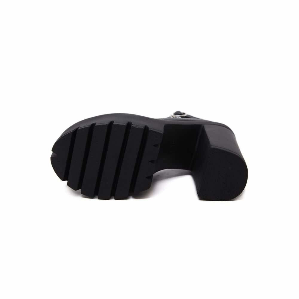 Y2K Gothic Ankle Strap Platform Pumps - Retro 90s Grunge, Pastel Goth, Y2K Party Outfits