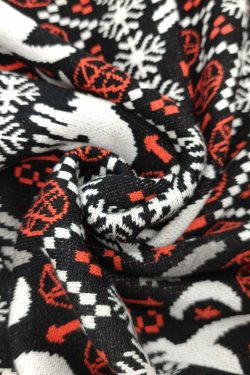 Y2K Gothic Cat Christmas Sweater - Retro 90s Grunge, Pastel Goth, Y2K Fashion Outfit
